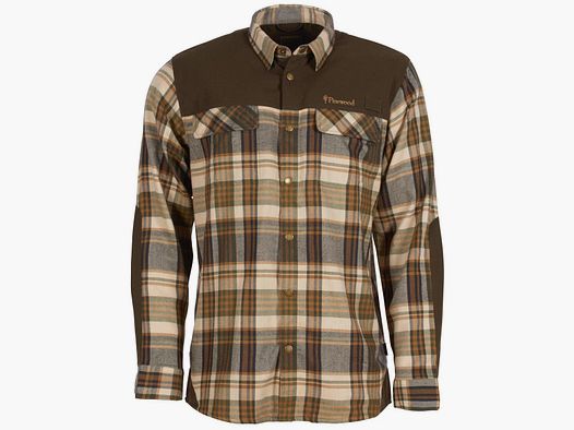 Pinewood Furudal Pro Tracker Wool Shirt Beige/Suede Brown