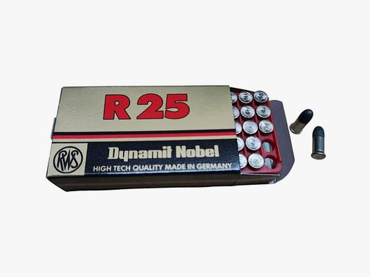 RWS .22 Short R25 Dynamit Nobel 29grs / 1,9g