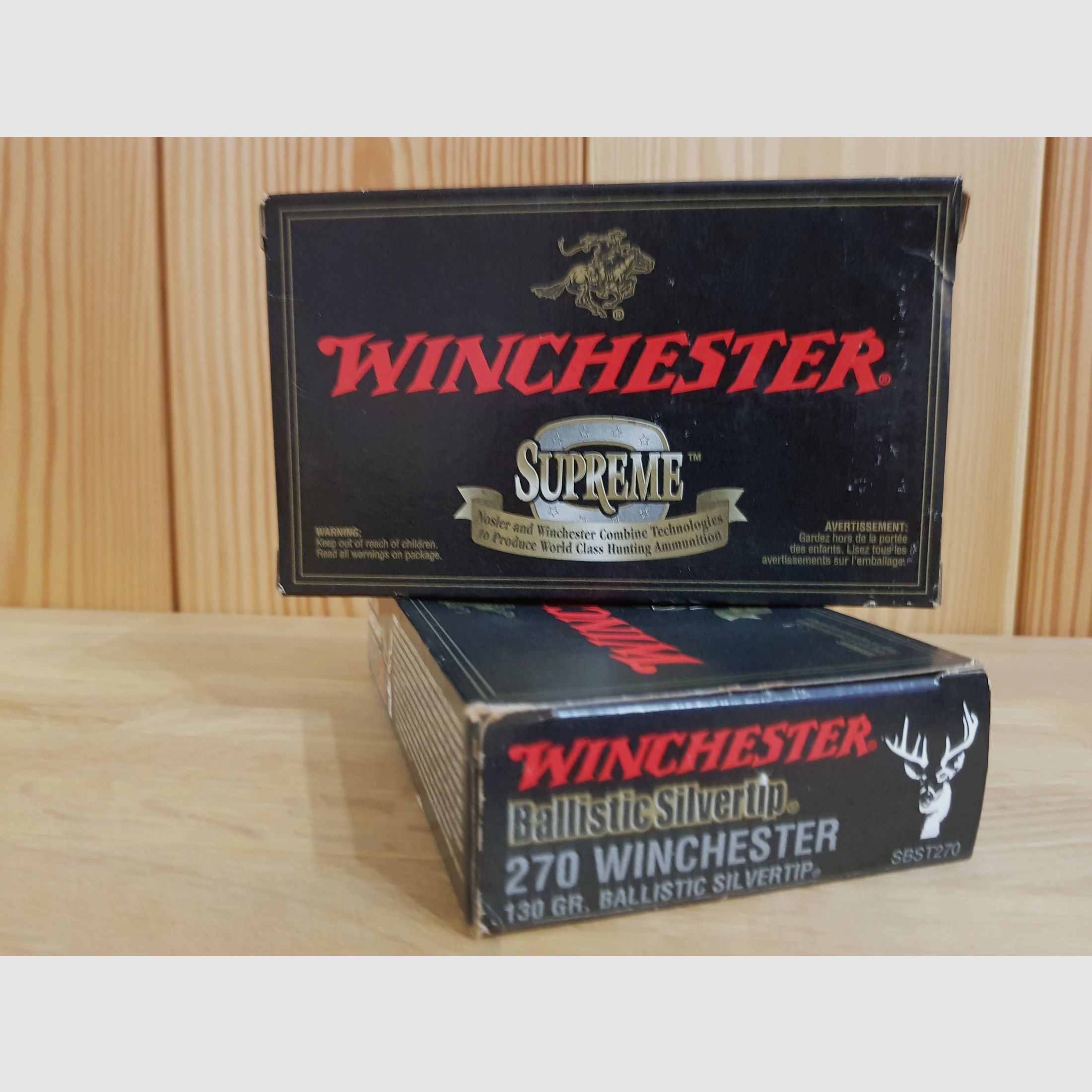 WINCHESTER MUNITION KAL. 270 WIN. BALISTIK SILVERTIP SUPREME 130 GR