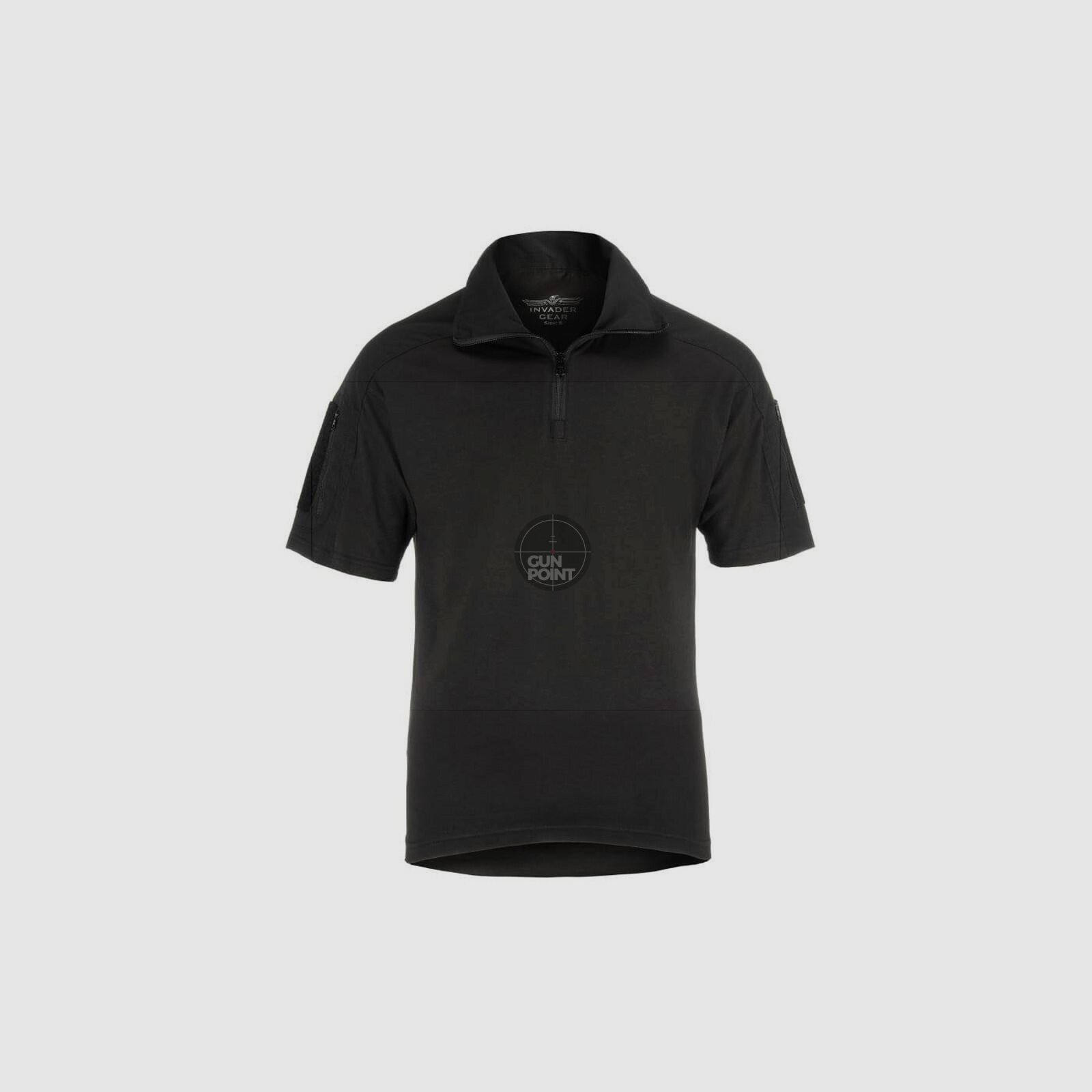 Invader Gear Combat Shirt Short Sleeve-Schwarz-L