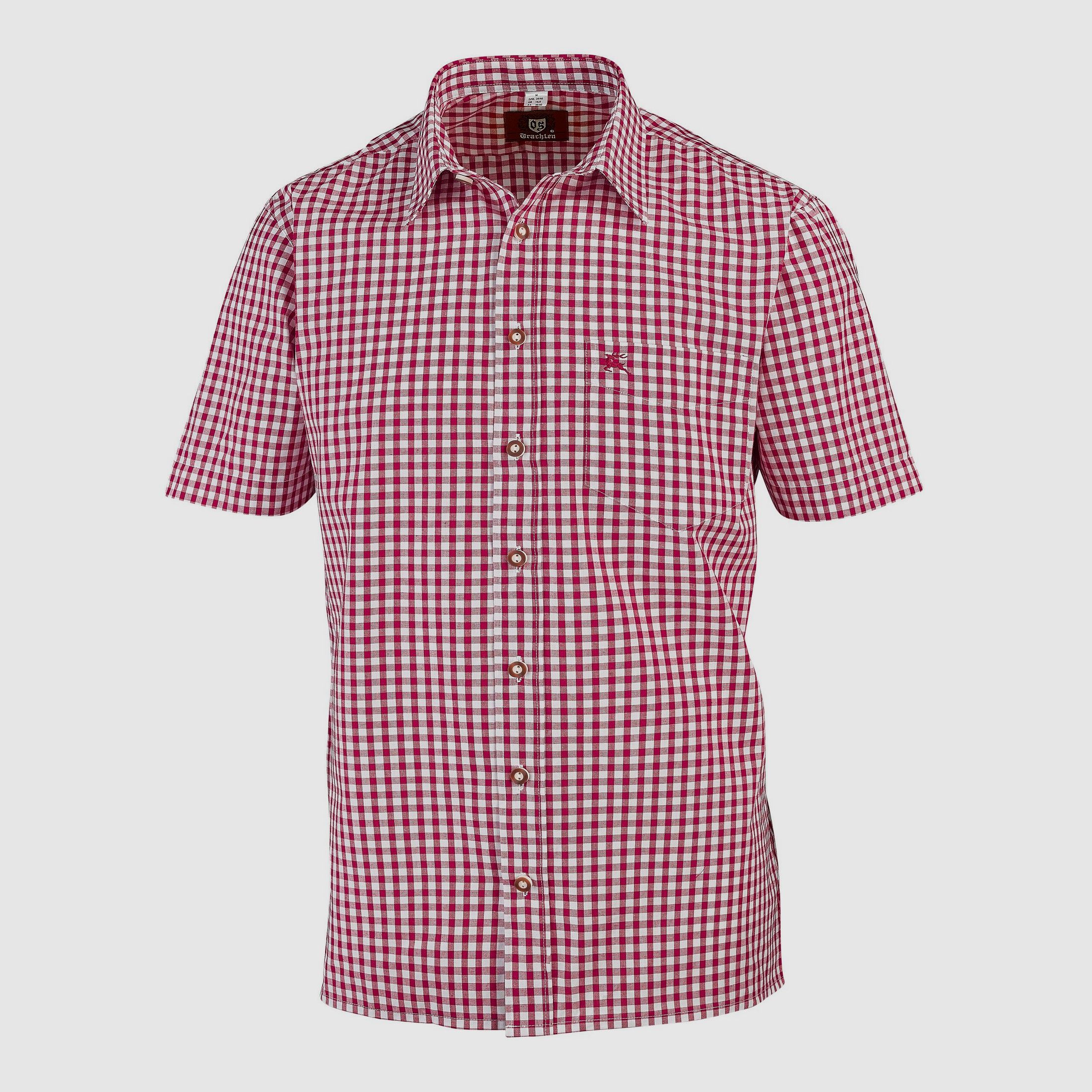 OS-Trachten Camisa de Manga Corta para Hombre