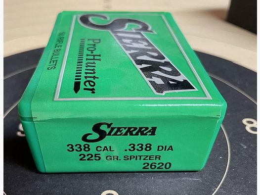 Geschosse .338 Spitzer 50 Stück Sierra