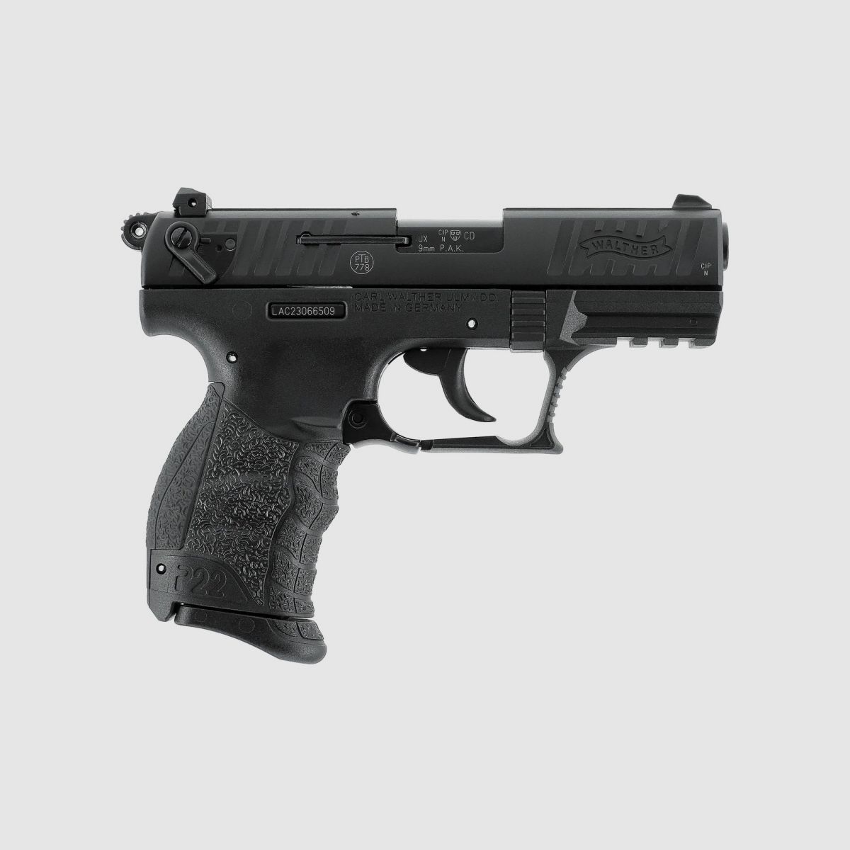 WALTHER P22Q R2D-Kit Schreckschuss Pistole 9mm P.A.K.