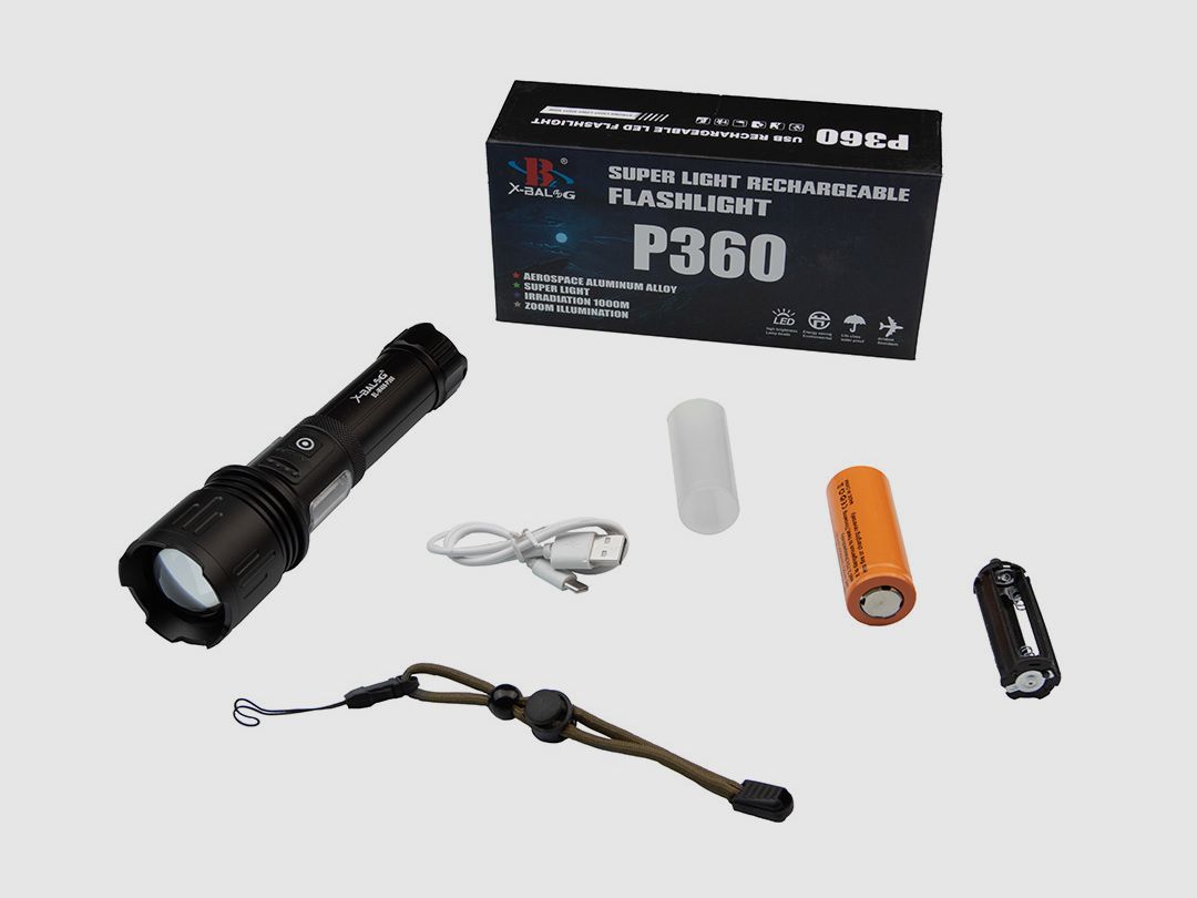 Lampe de poche X-BALOG BL-W406-P360 L-115, image 12 sur 12