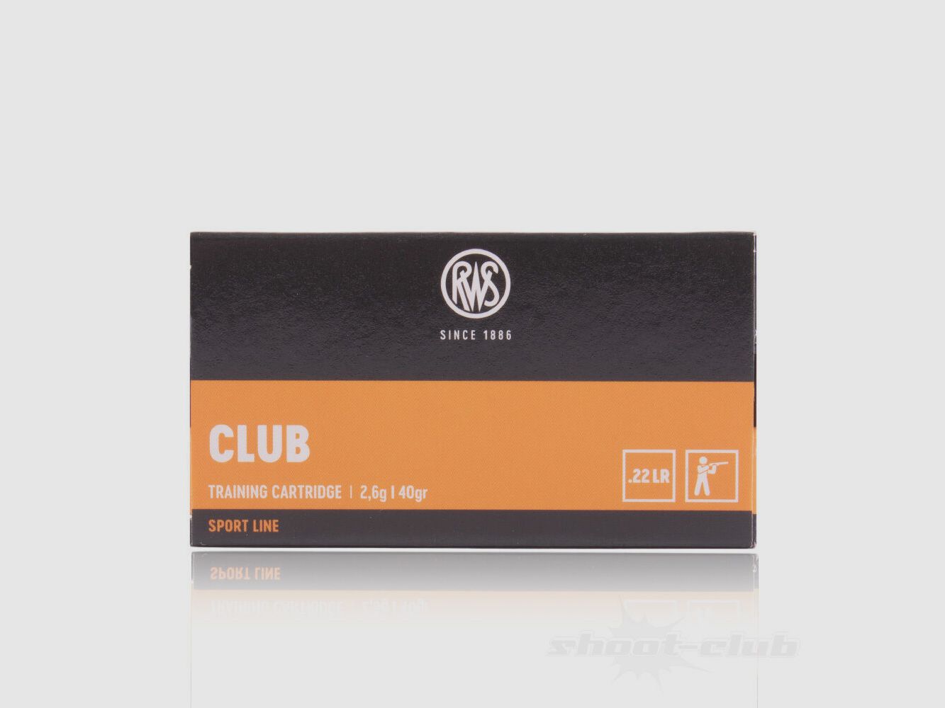 RWS	 Club Kleinkaliber Patrone Kal. 22 lfB - 50 Stk.