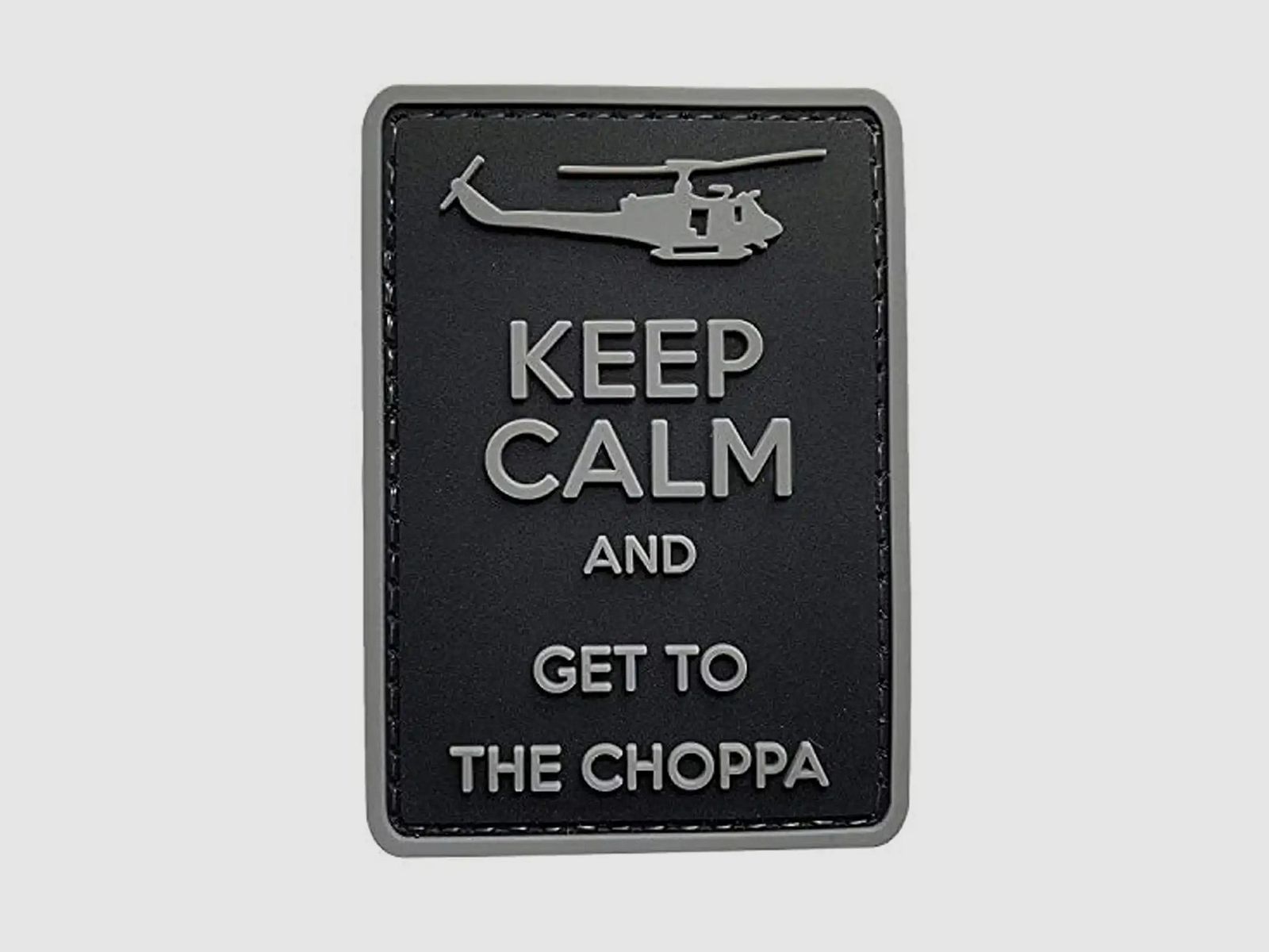 ASMC ASMC 3D Patch Blijf kalm en ga naar de choppa