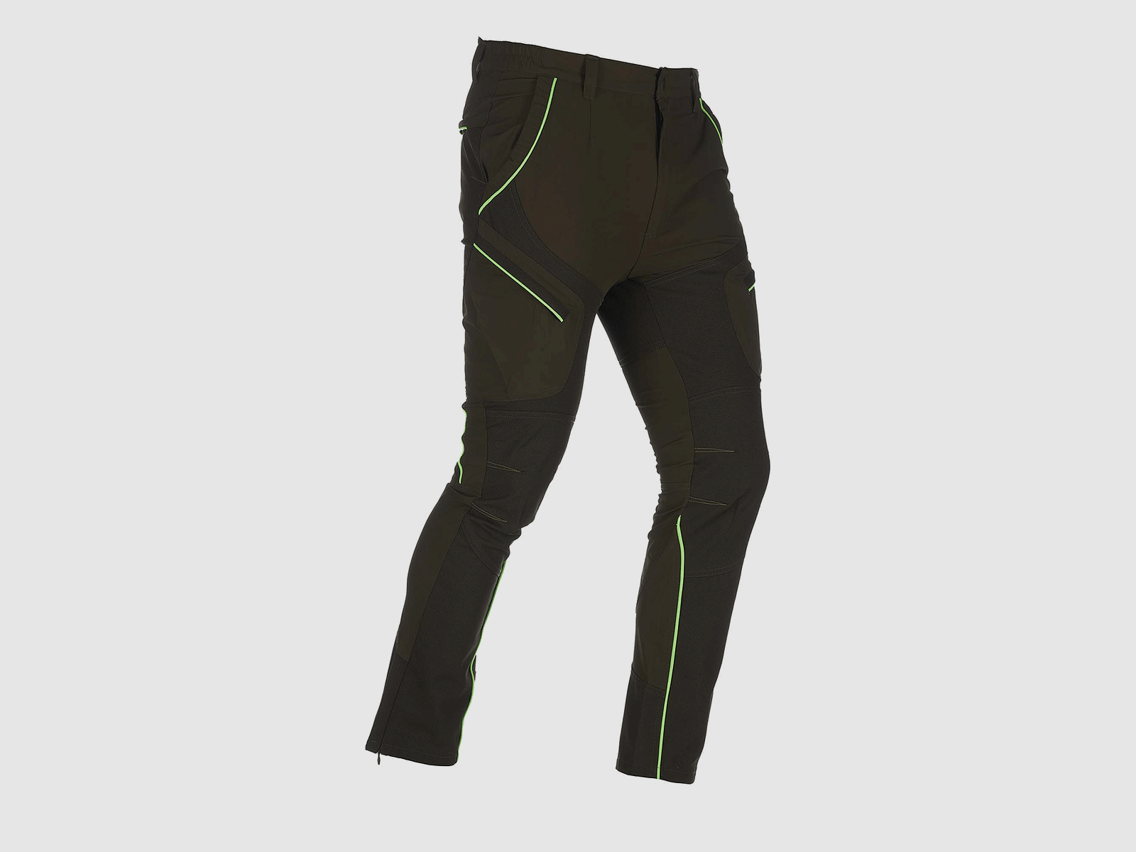 PANTS – MEN – UNIVERS – ALPI 4-WAY STRETCH GREEN/FLUO, image 2 of 6