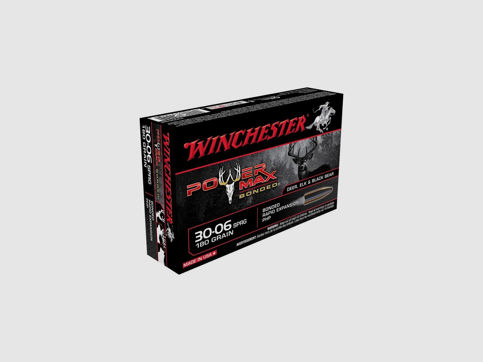 20 Patronen WINCHESTER Power Max B Kal. 30.06 SPRG 180 Grs, Bild 1 von 2