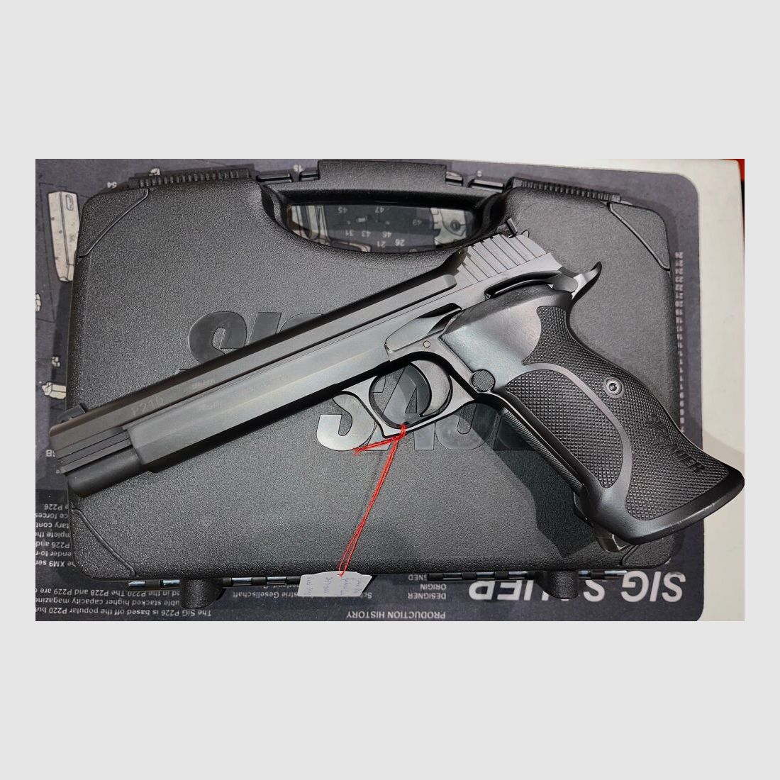 Sig Sauer P210 Supertarget (ALL BLACK - Made in Germany)