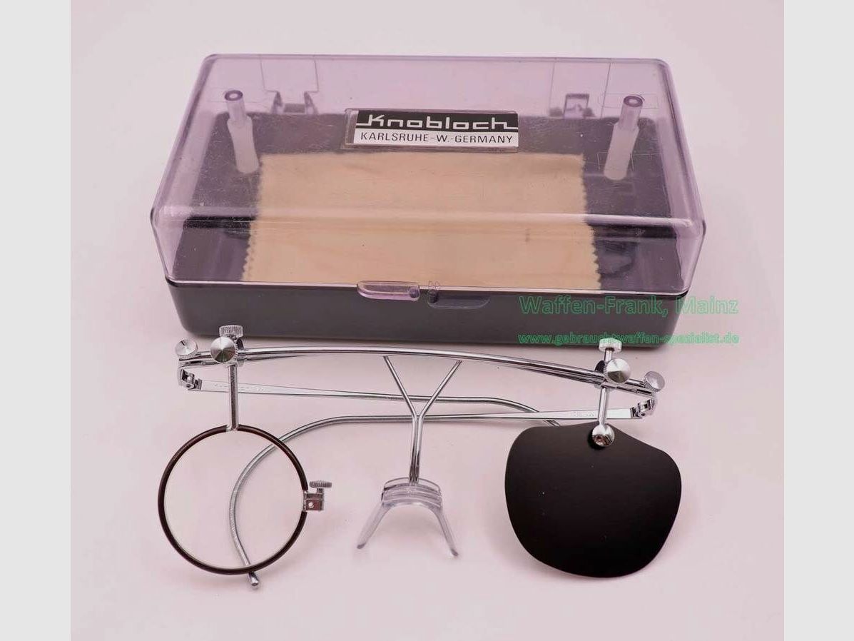 Knobloch, Karlsruhe shooting glasses (handgun) with cover lens