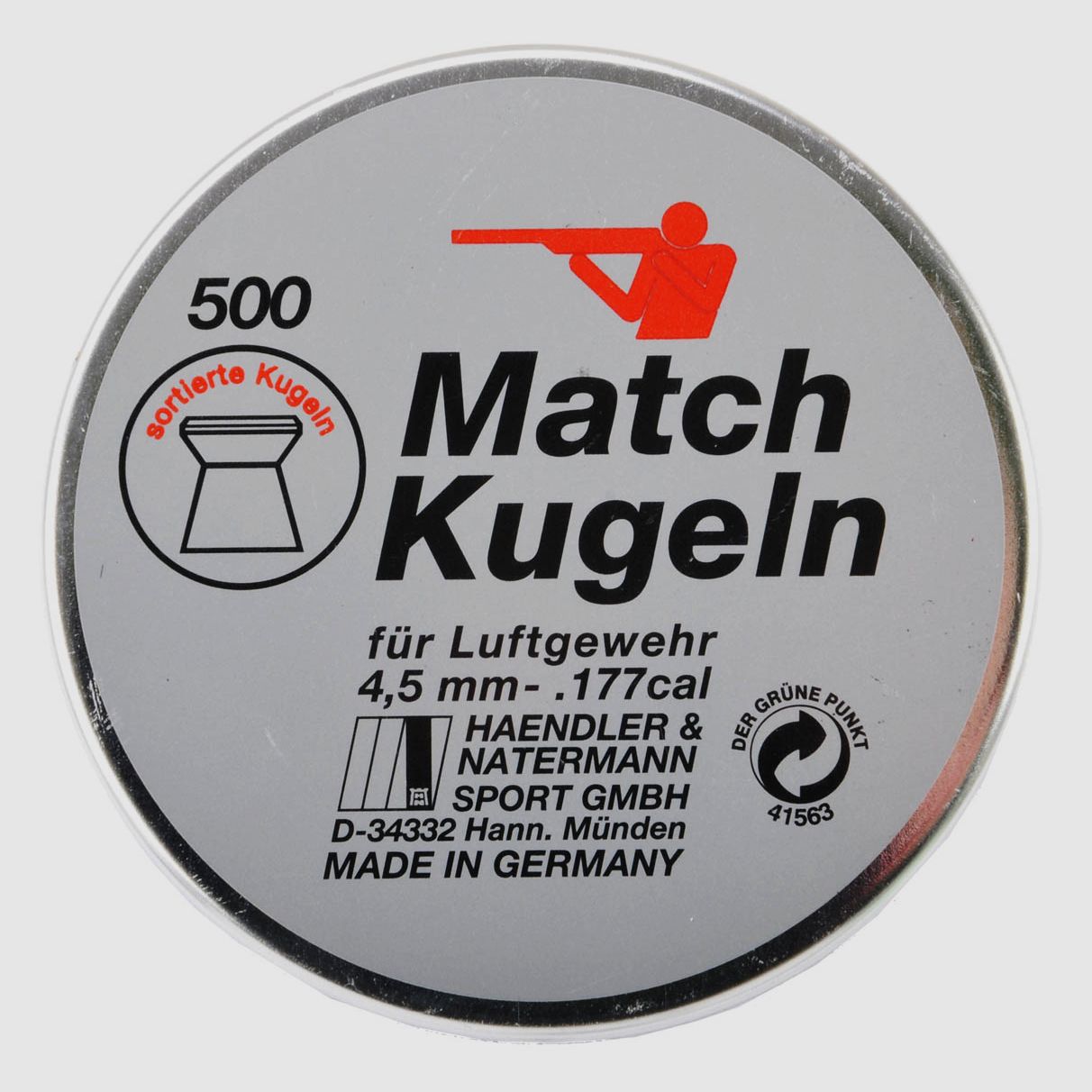 Haendler & Natermann 4,48mm glatt Diabolo Match