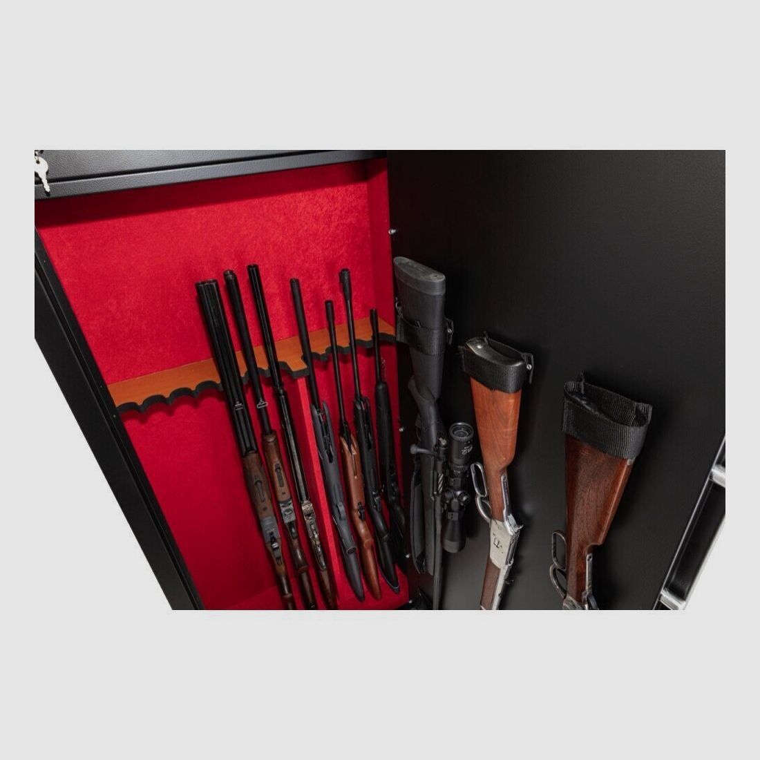 Rietti Waffenschrank für 14 Waffen mit Schlüsselverschluss – 150 cm – 2mm, Bild 7 von 9