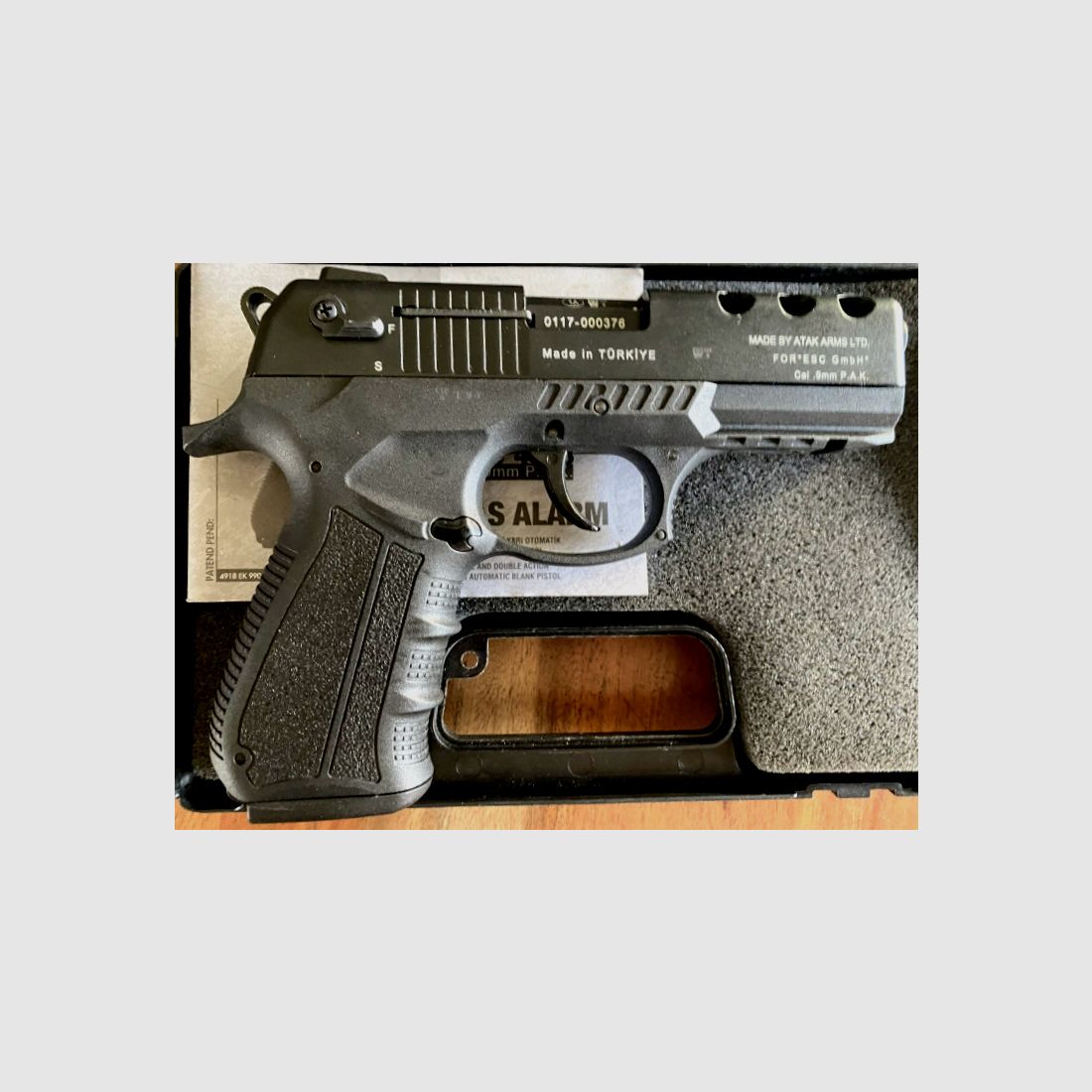 Zoraki 4918 9mm P.A.K. (alte PTB 986)