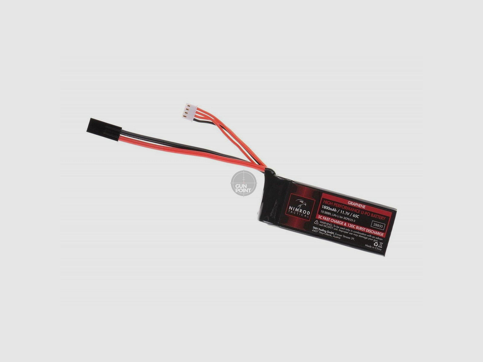 Nimrod Lipo 11.1V 1800mAh 65C Graphene-Schwarz