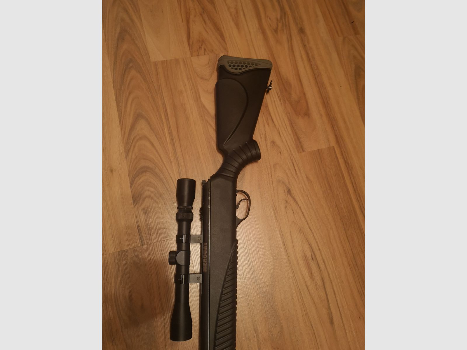 Mercury 85XTac Knikloop Luchtgeweer Set 4,5mm Diabolos incl. 3-9x32 Richtkijker Tas