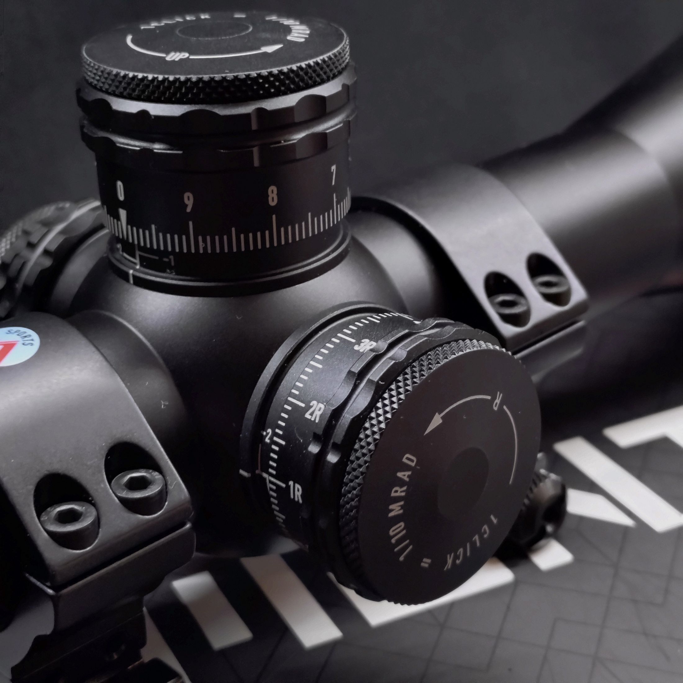 scope ELEMENT Titan 3-18x50 FFP APR-2D MRAD / incl. adjustable scope mount from Sportsmatch UK - ATP 94, 34mm high, for Weaver/Picatinny
