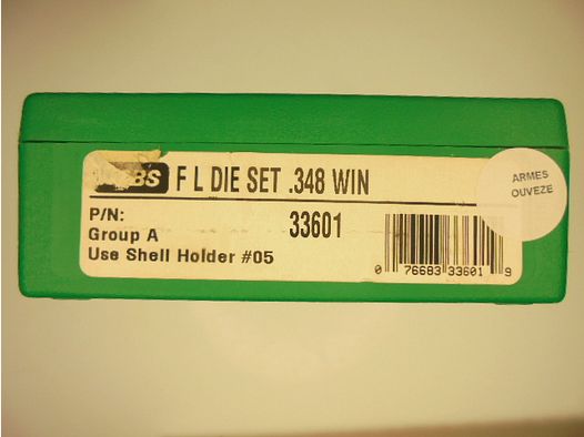 Werkzeugspiel Stahl RCBS Kaliber 348 WINCHESTER