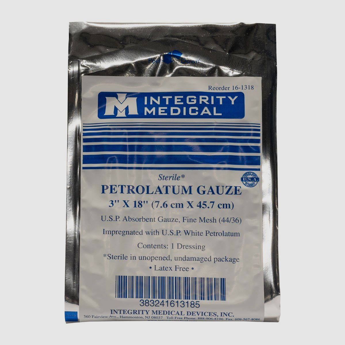 Petrolatum-Gaze 7,6x46cm steril