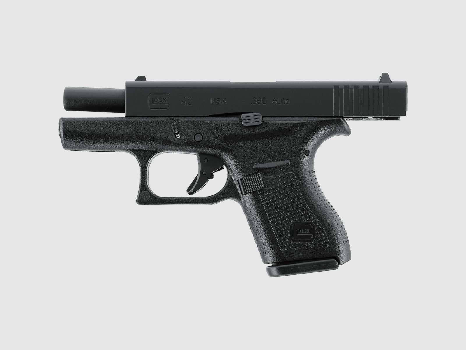 Glock 42 con slitta in metallo GBB nera - VfC