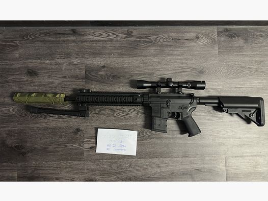 M4 DMR/Sniper mit einigem Zubehör und Tuning