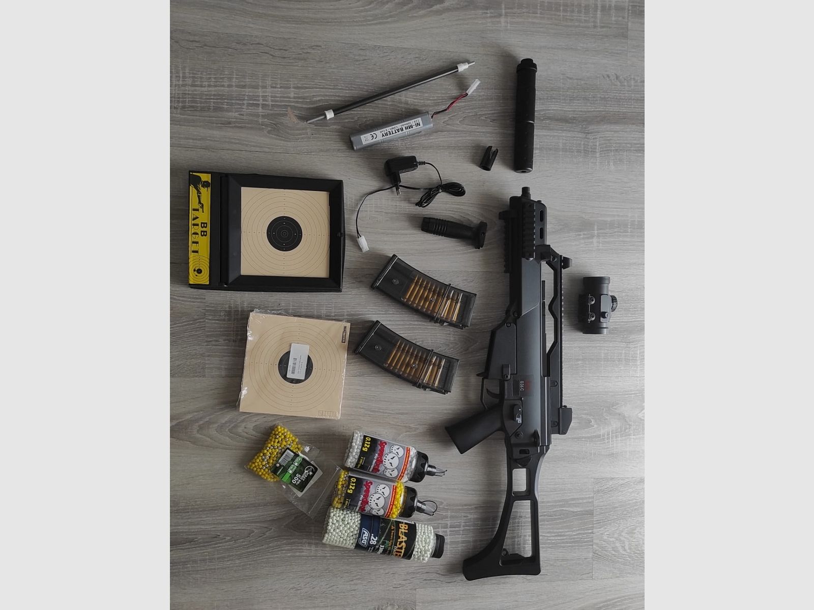Heckler Koch G36C (M85) AEG Airsoft inkl. Zubehör Neu