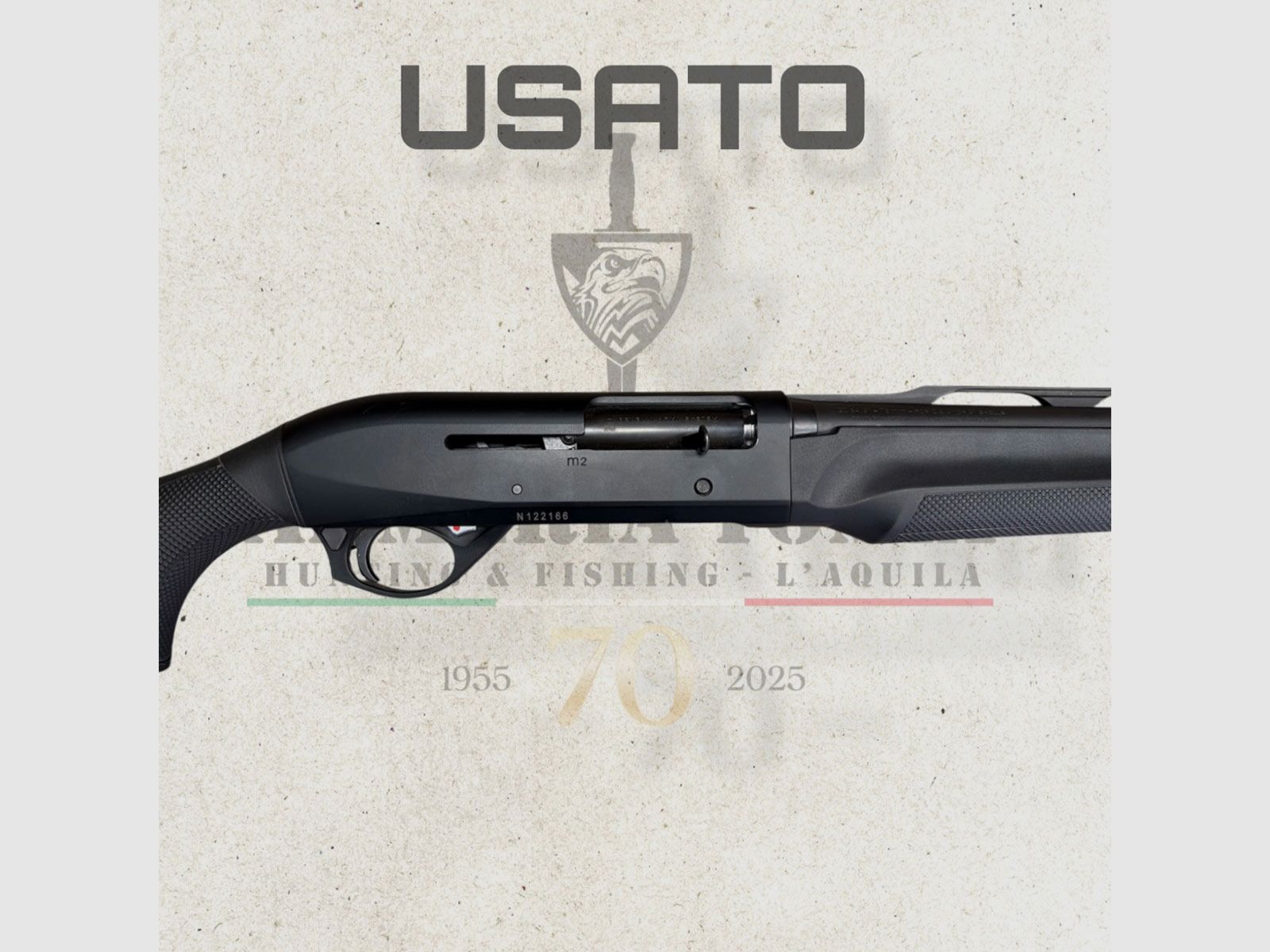GEBRUIKT – SEMIAUTOMATISCH GEWEER – BENELLI MOD. M2 kal. 20, afbeelding 2 van 5