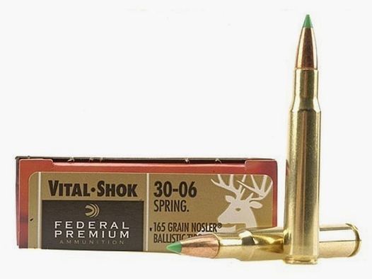 Federal Premium Nosler Ballistic Tip Hunting .30-06 Sprg. 165GR 20 cartouches