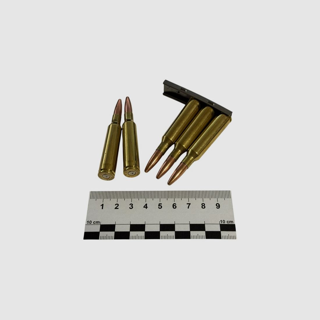 5 pieces of decommissioned ammunition in caliber 6.5x55 SE