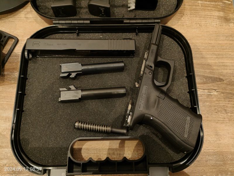 Glock 24 - 40S&W - 4 Generation + 9mm Wechsellauf