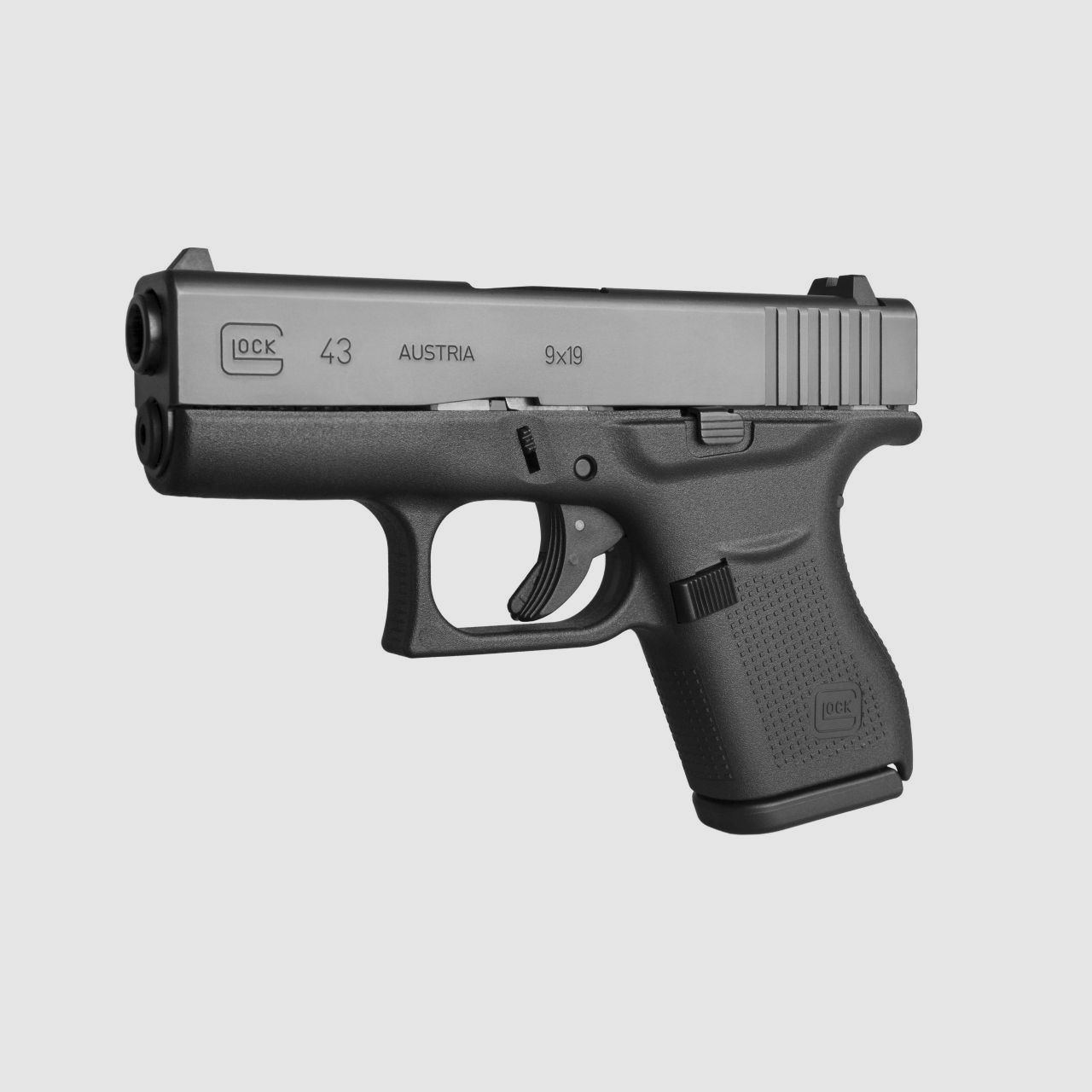 Glock 43 Slimline caliber 9mm Luger pocket pistol
