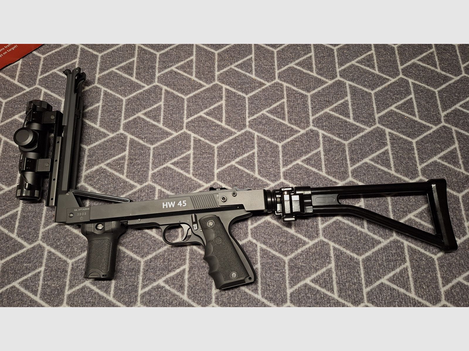 Weihrauch HW 45 Tactical Pistol Carbine!