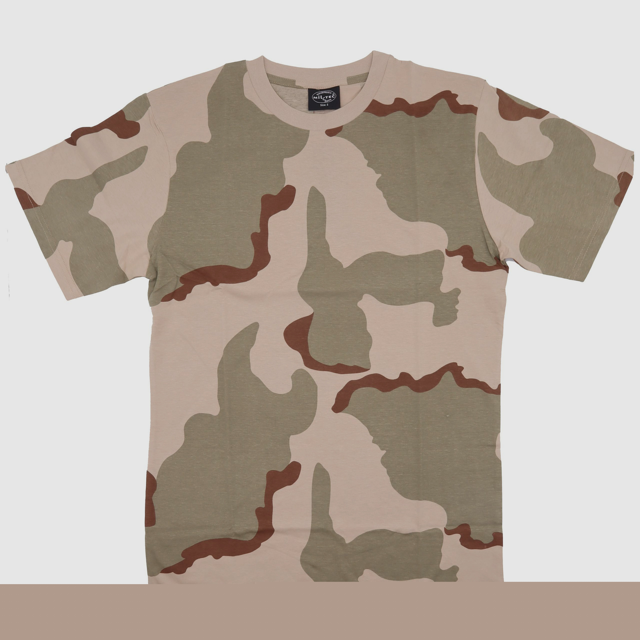 Mil-Tec T-Shirt 3-COL Desert Tarn - XL