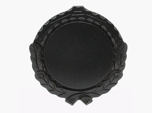 Fritzmann – Porta-Trofei intagliato in quercia per zanne di cinghiale (Nero – #01201)