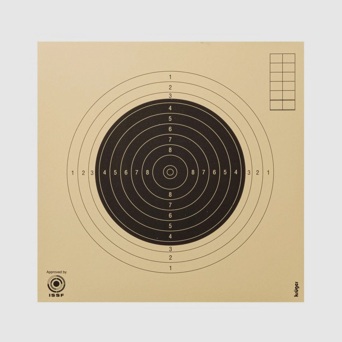 Zielscheiben 100 Stück 20x20 cm - Widerstandsfähiges Papier - Für präzises Training, Bild 1 von 5