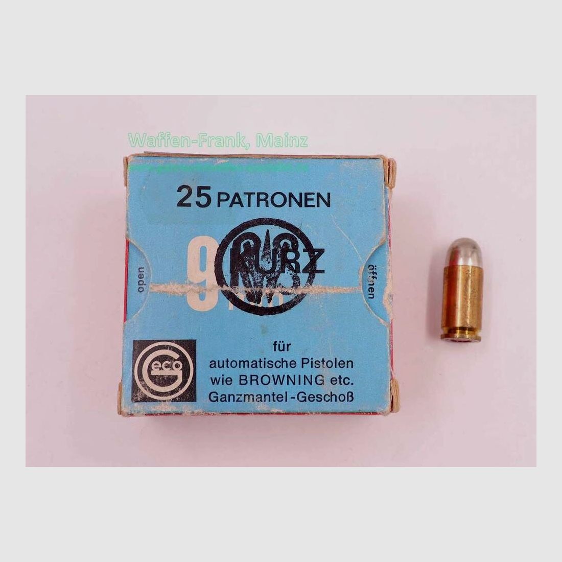 Geco - Fürth Pistolenmunition 9mmkurz/.380ACP/9x17