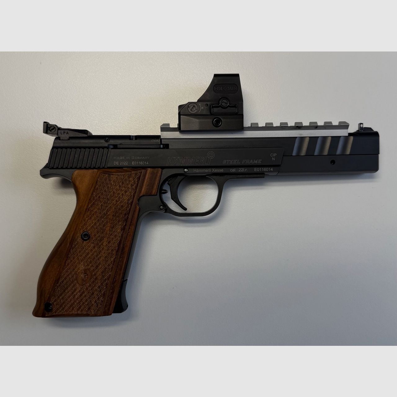 Hämmerli X-ESSE IPSC SF Black, Holosun HE508T-RD-X2, mit umfangreichem, exklusivem Zubehör - NEUWERTIG