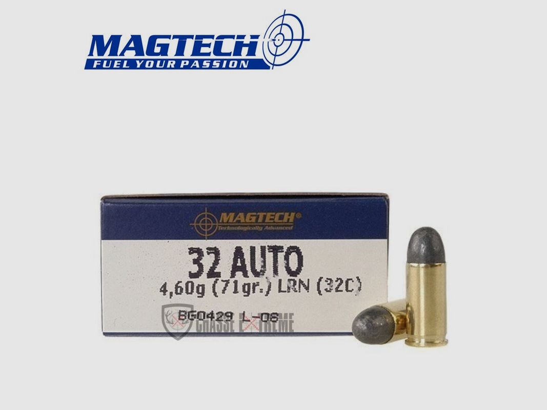 50 cartuchos MAGTECH cal 32 Auto 71gr LRN, imagen 1 de 2