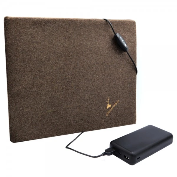 Cojín calefactable DESERT y batería externa 20000 mAh esterilla de asiento
