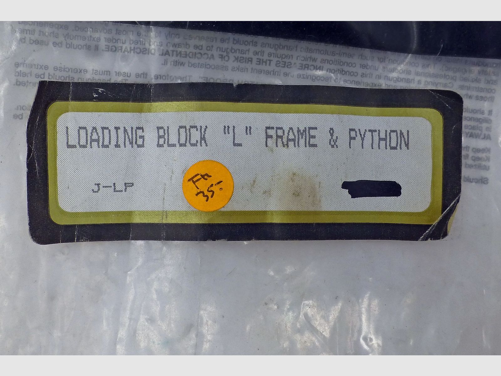 SAFARILAND speedloader loading block, L frame, image 2 sur 2