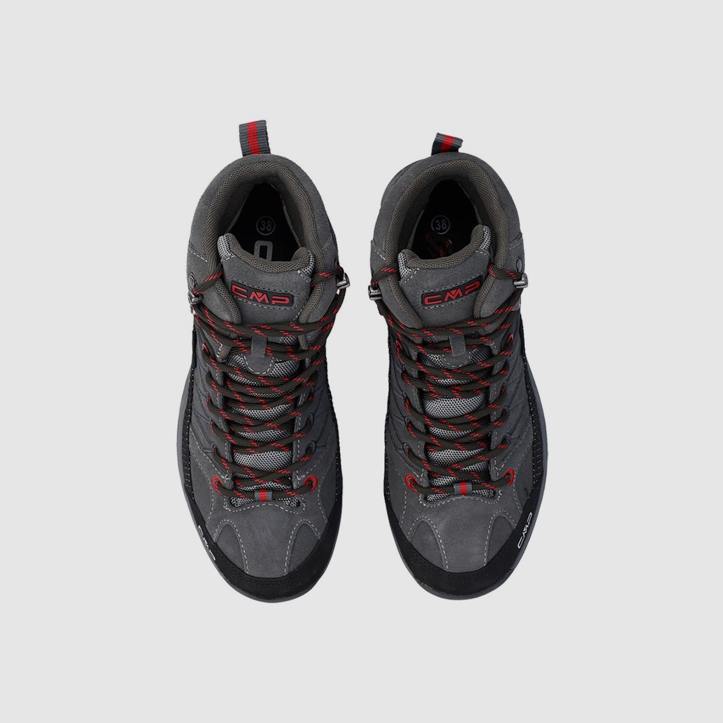 Scarpa CMP Rigel Kids Mid gris Ferrari, image 4 sur 4