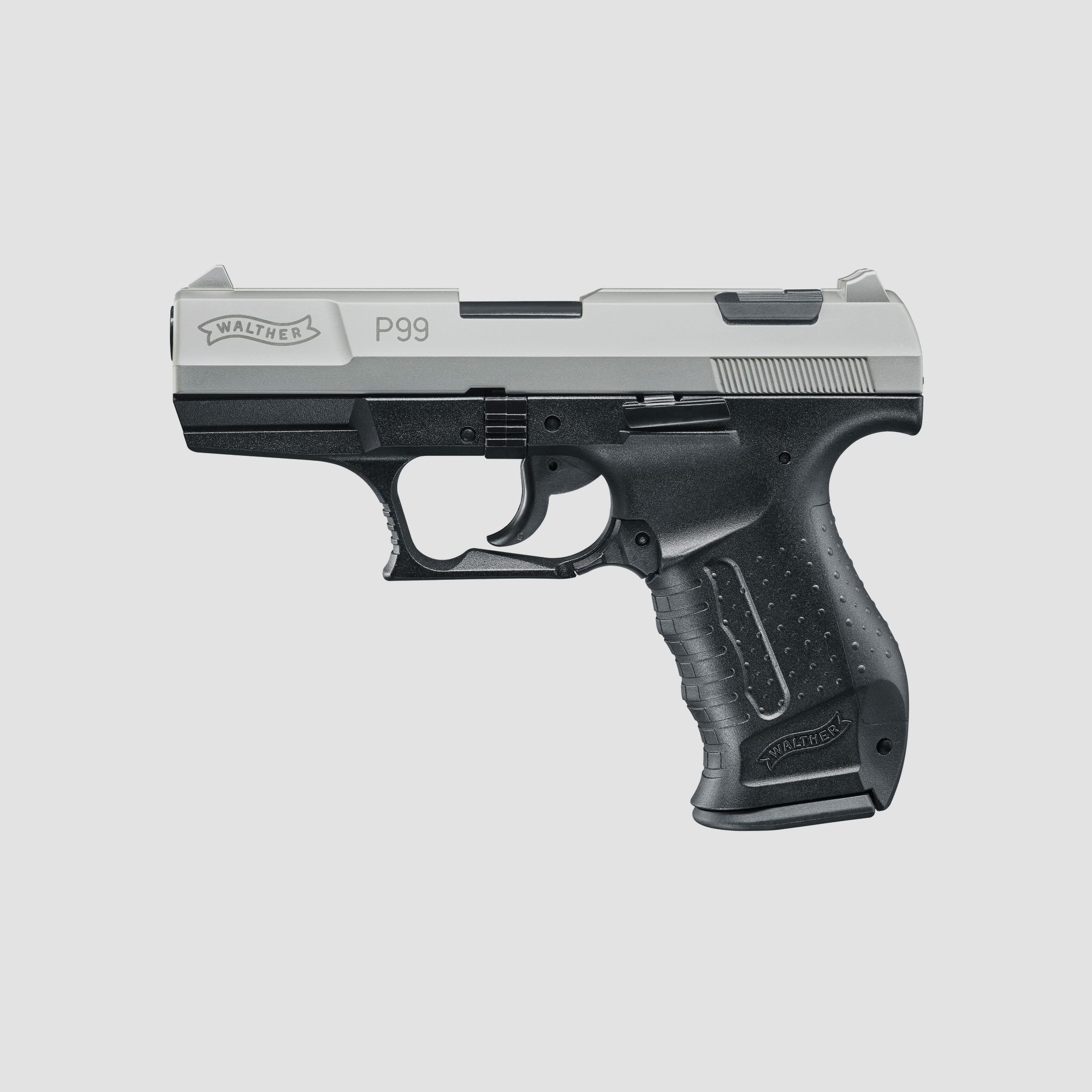 Carl-Walther P 99 Nickel 9 mm P.A.K. Gas & Signal Weapons