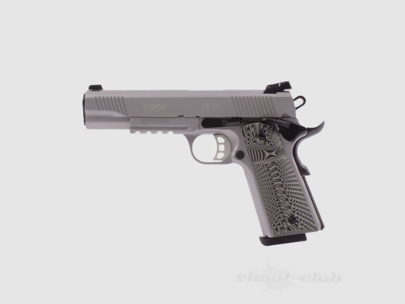 Messerschmitt ME 1911 Pistole Silber