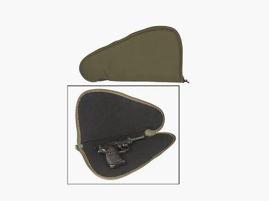 Pistol case, lockable, Large (40cm), Olive
