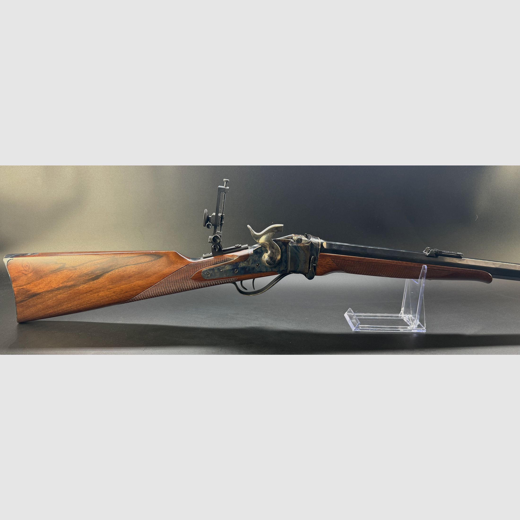Davide Pedersoli Sharps Sporting Rifle Modell 1874 Kal.: 45-70 mit Diopter