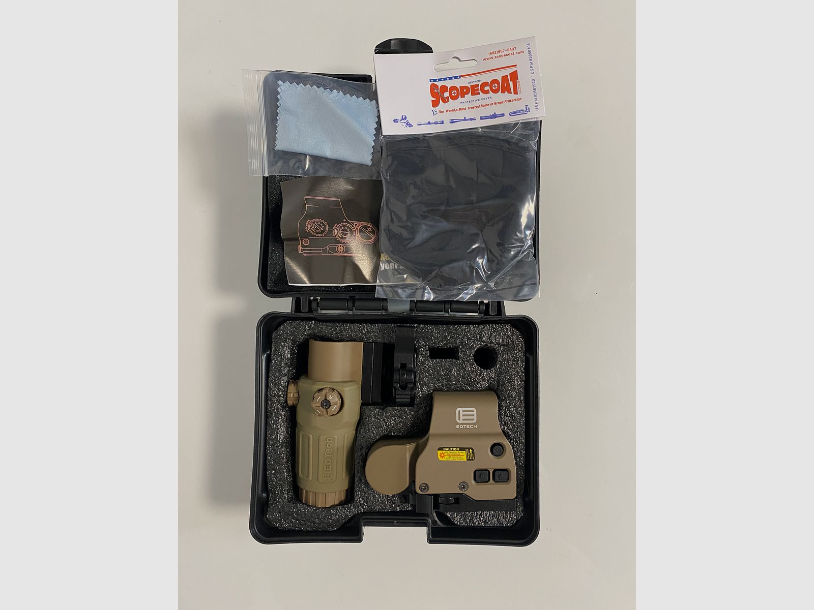 EoTech 558 + G33 lunette de grossissement combo réplique / clone red dot sight Reddot visée, image 1 sur 6