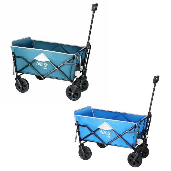 Chariot à main NC1606 Gris-Bleu 125L Nils Camp, image 11 sur 11