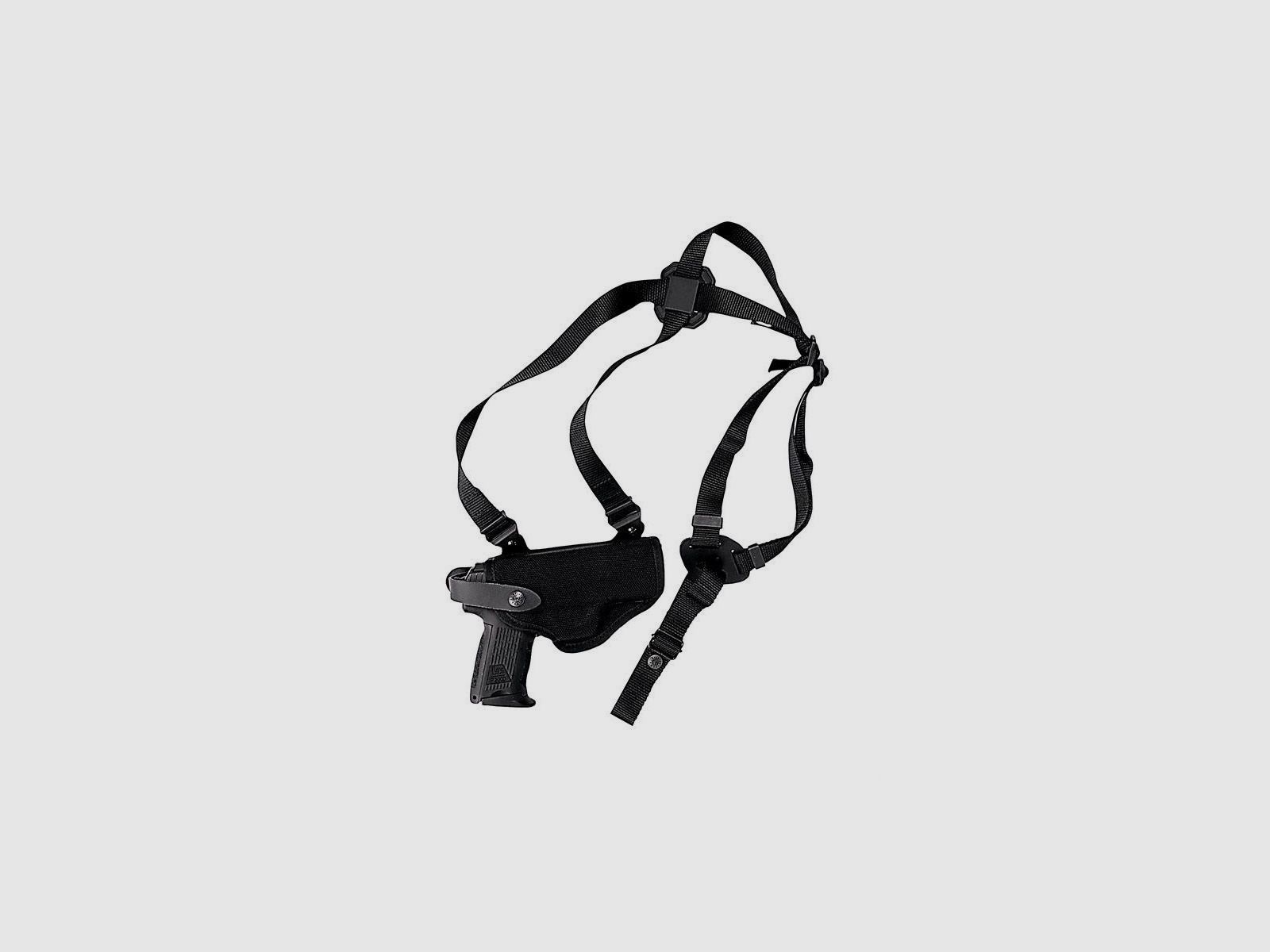 Schulter & Gürtelholster System aus Cordura Beretta 81/82/84/85/87, CZ 83, HW 94-Rechtshänder
