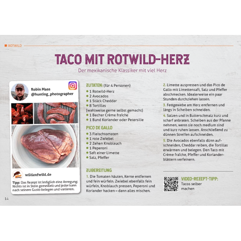 Brochure de recettes "Streetfood sauvage" (Sauvage sur sauvage), image 2 sur 5