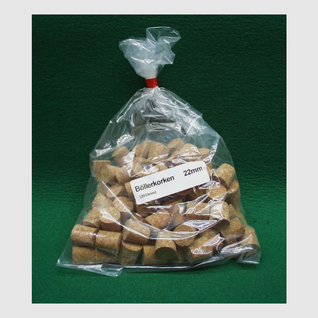 Böllerkorken Presskork 22mm