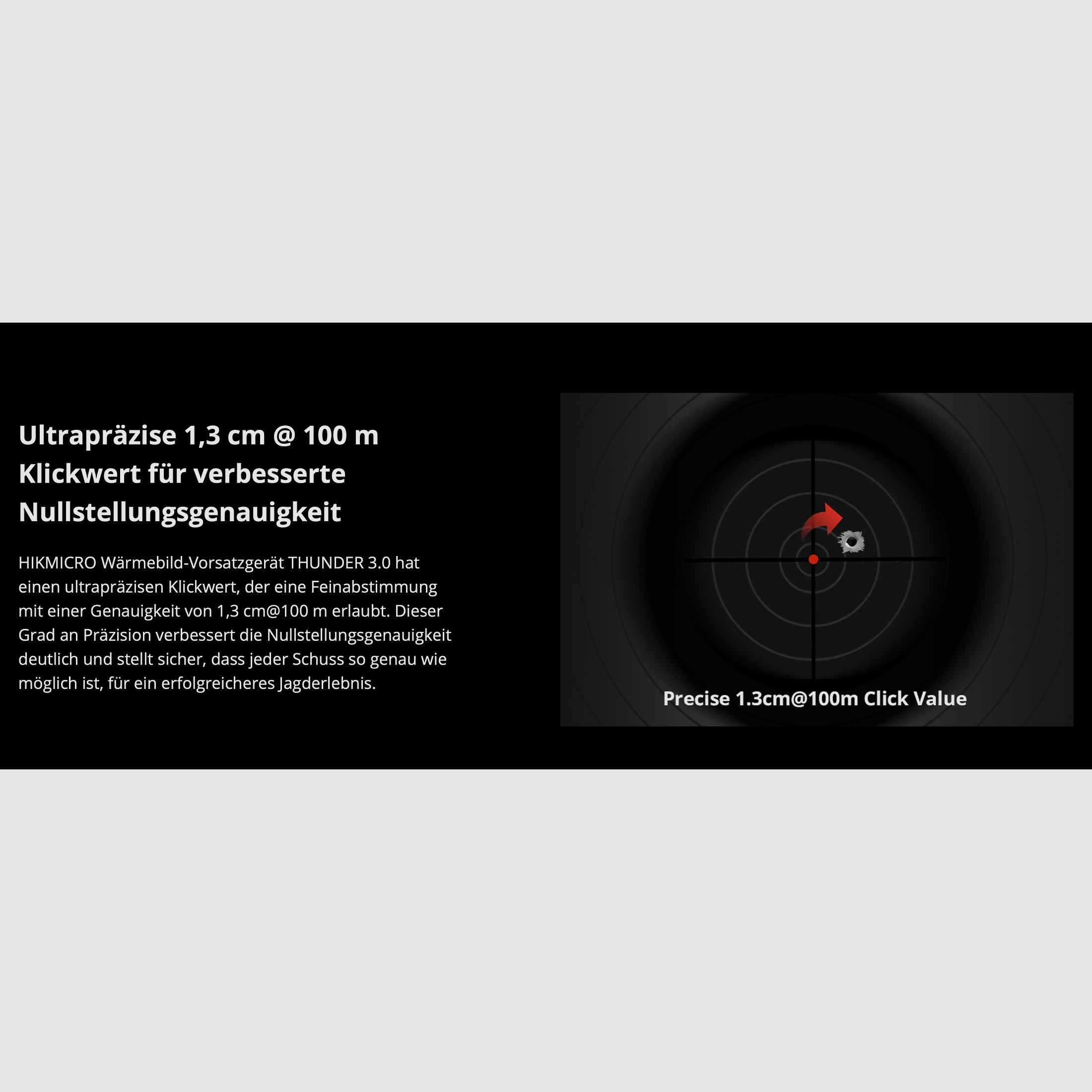 Hikmicro 50-2-128 Clip-On Thunder TQ35C 3.0 thermal imaging attachment 640 x 512 12µm < 15 mK